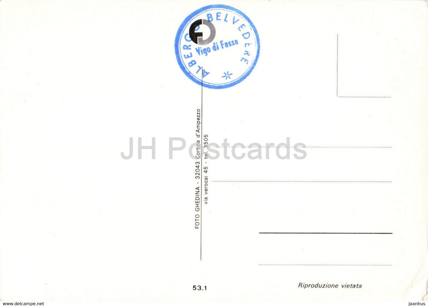 Vigo di Fassa 1400 m - cable car - Italy - unused