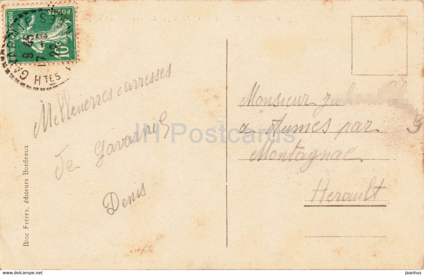 Gavarnie - Le Gave - Le Cirque de Gavarnie - 6 - old postcard - France - used