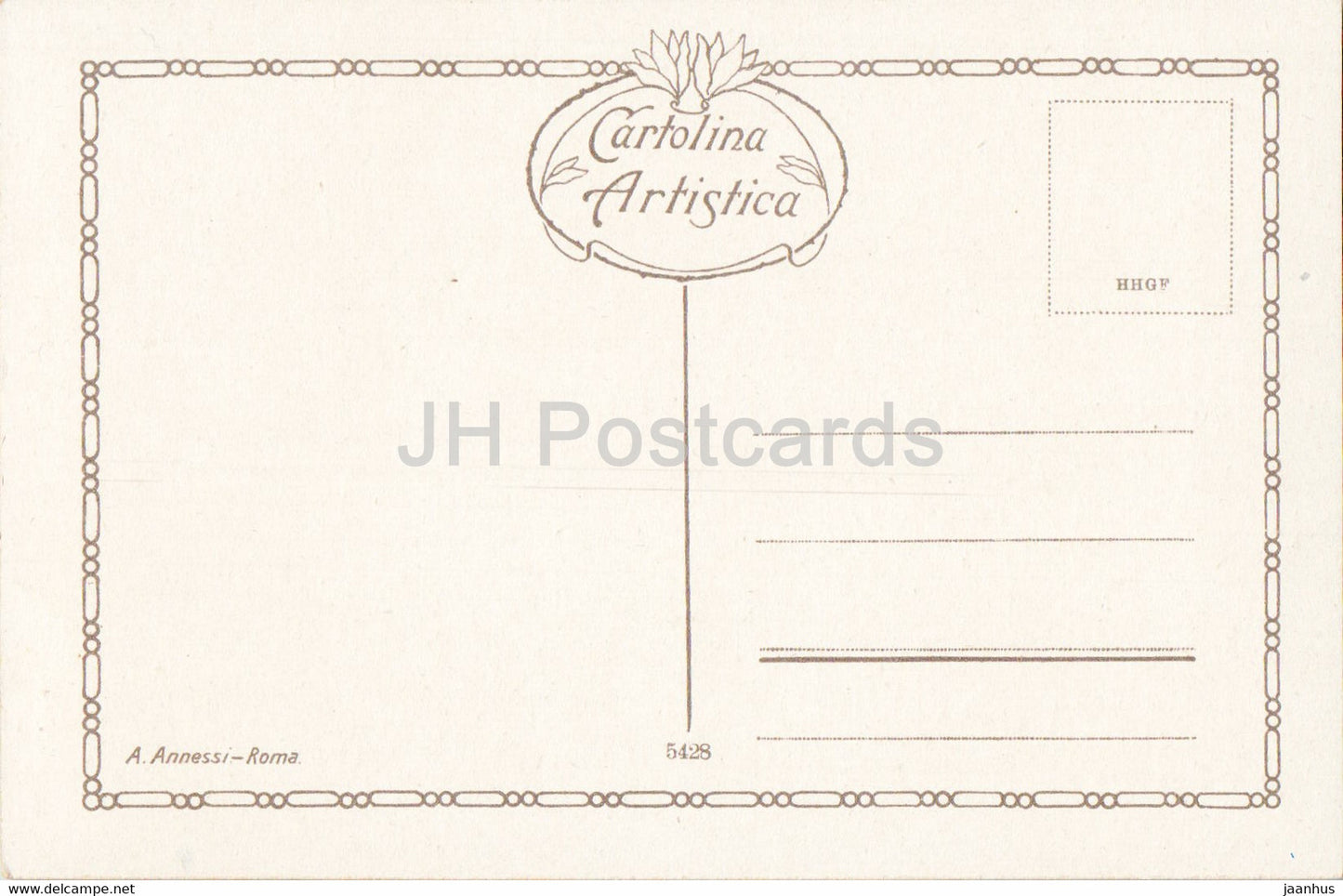 Roma - Rome - Villa Medici oggi sede dell Accademia di Francia - 5428 - old postcard - Italy - unused