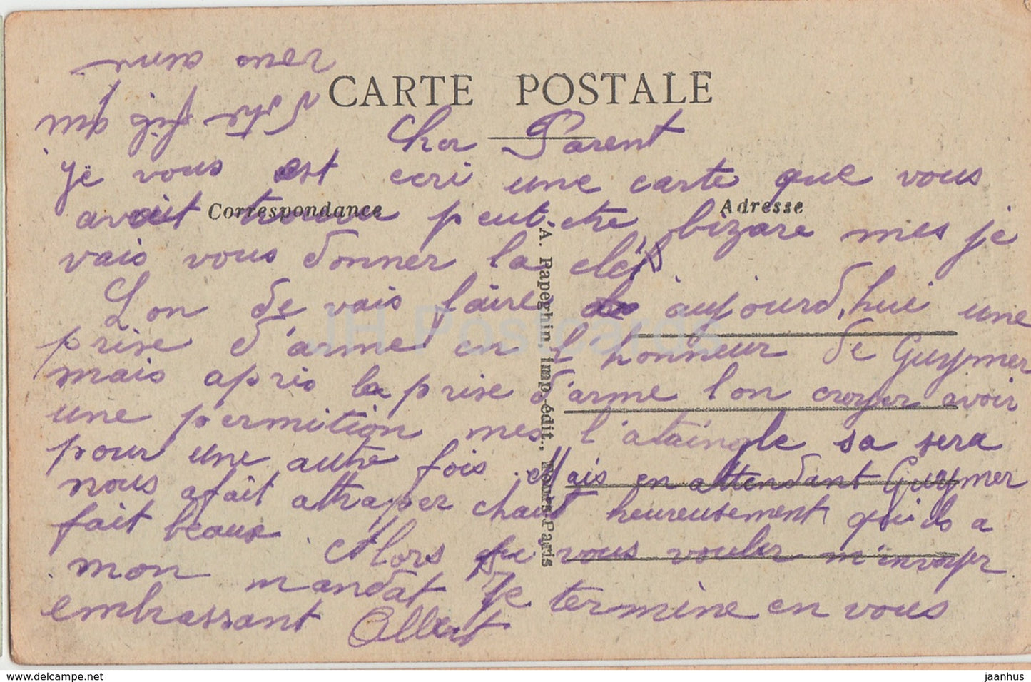 Langeais - Ruines de l'ancienne Forteresse - castle ruins - 28 - old postcard - France - used