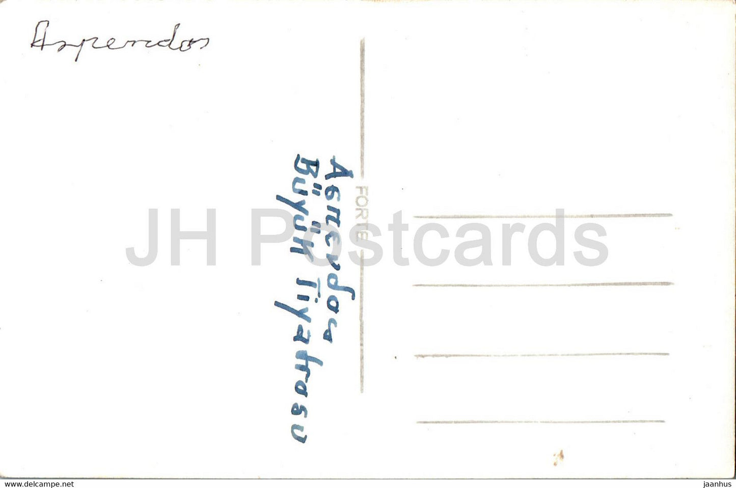 Aspendos - Forte - carte postale ancienne - Turquie - occasion