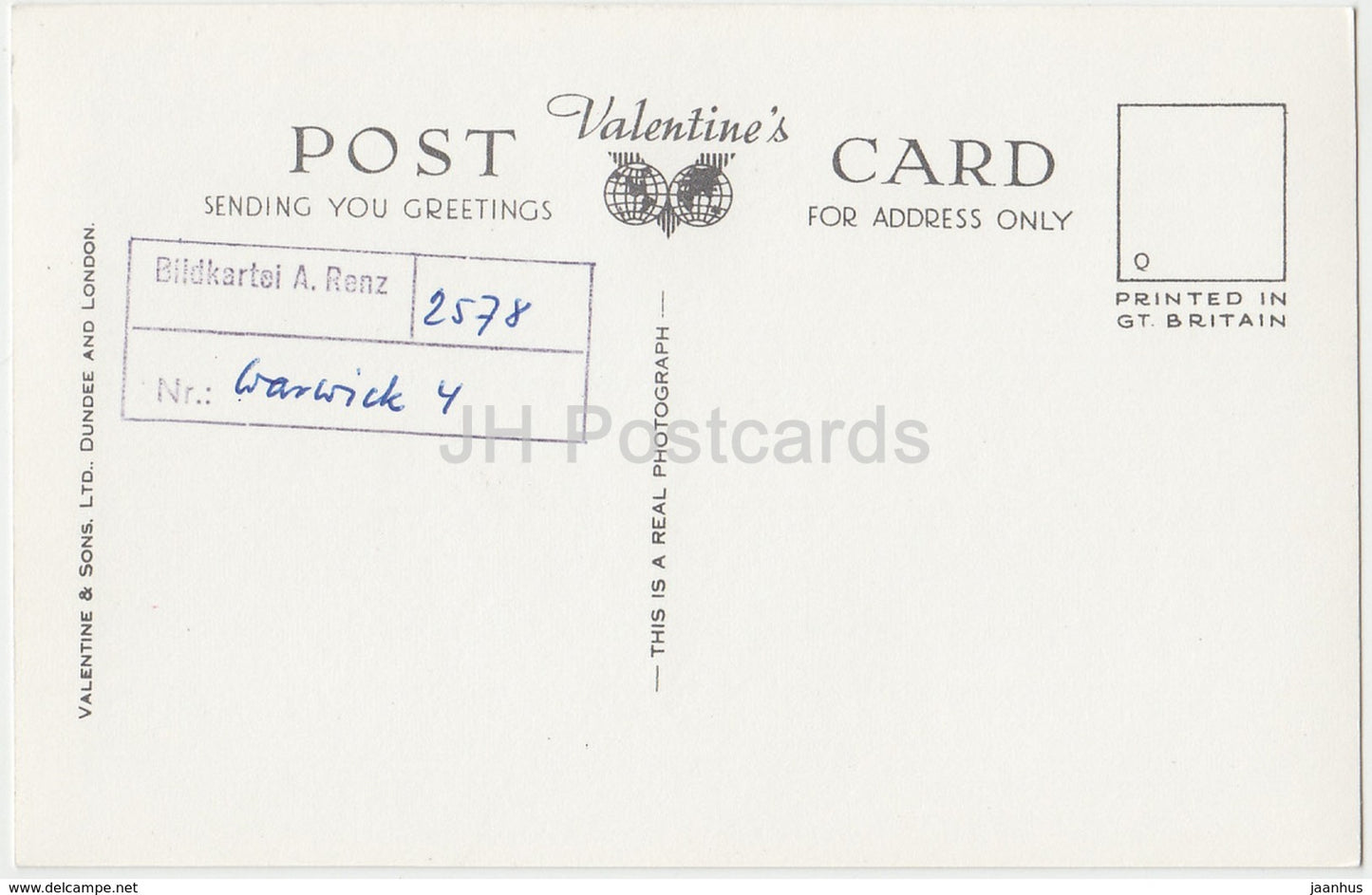 Warwick Castle - L 2938 - Royaume-Uni - Angleterre - occasion