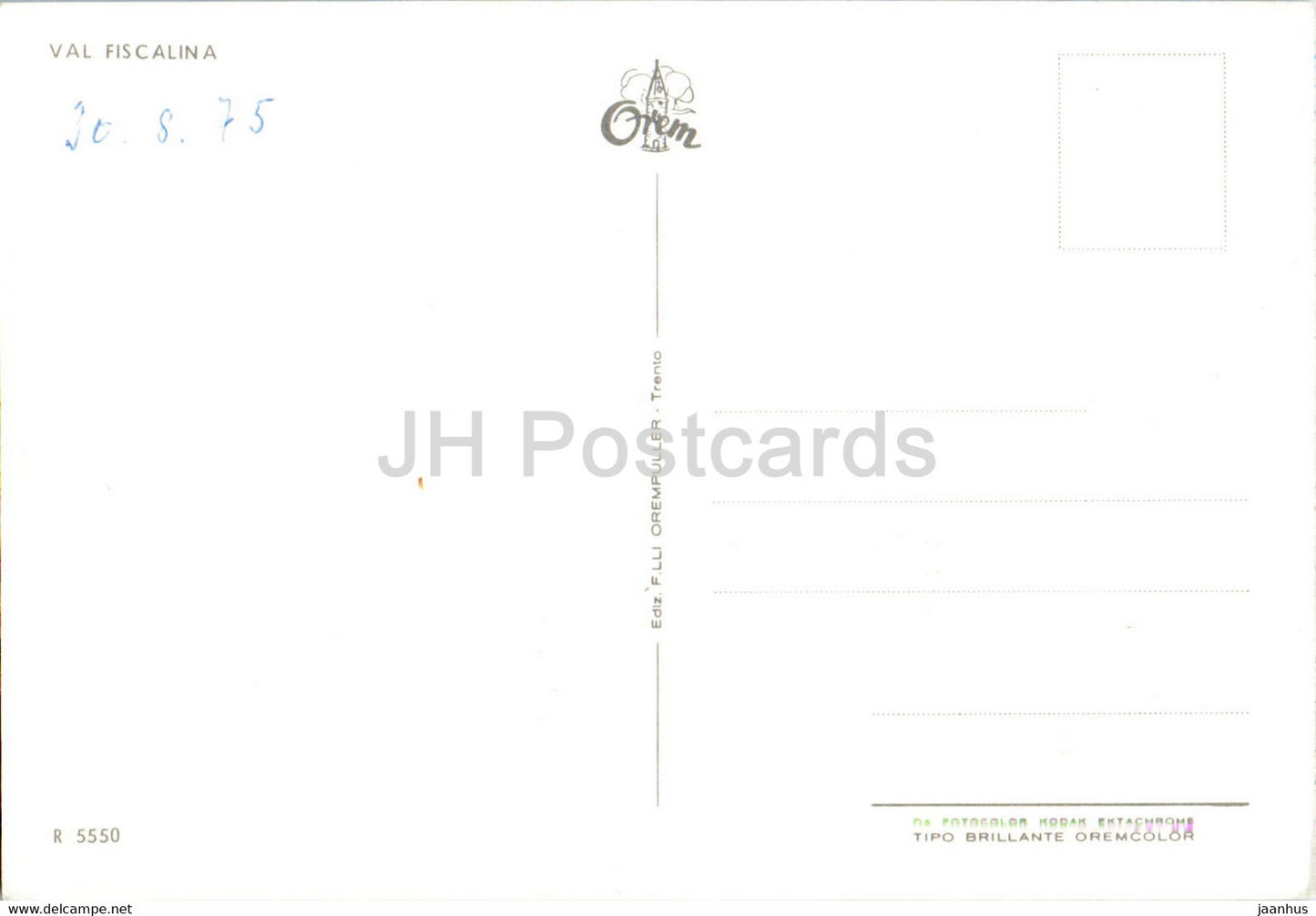 Val Fiscalina - 5550 - 1975 - Italy - used