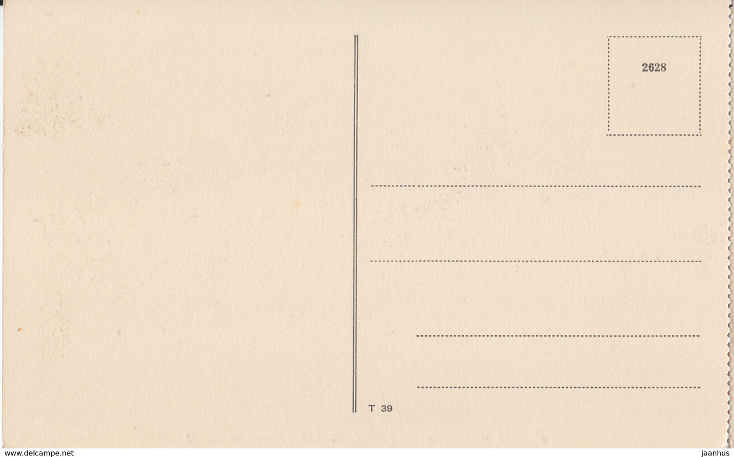 Putbus a Rugen - Furstlich. Schloss - Vorderansicht - castle - old postcard - 2628 - Germany - unused