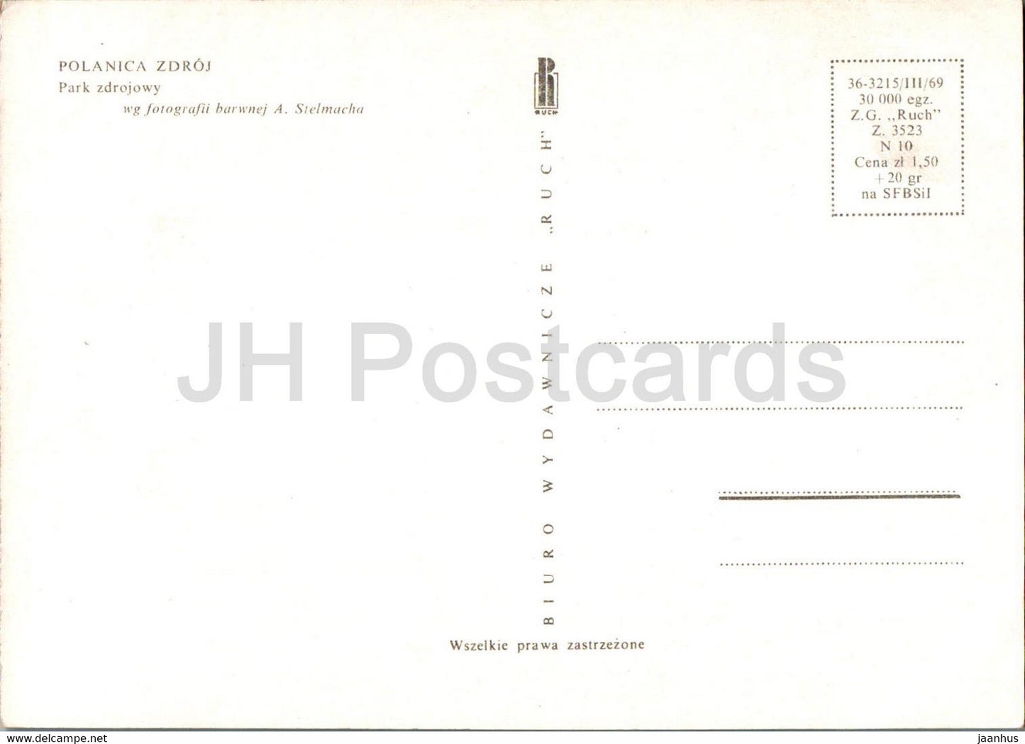 Polanica Zdroj - park zdrojowy - Parc thermal - Pologne - inutilisé