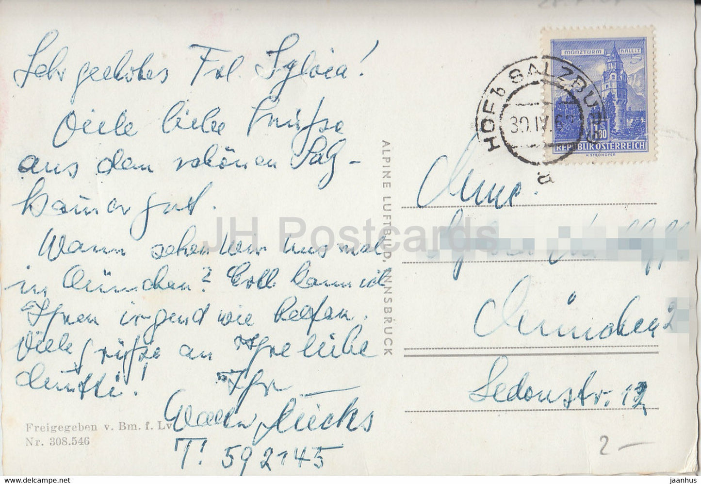 hôtel Schloss Fuschl - Land de Salzbourg - années 1960 - Autriche - utilisé