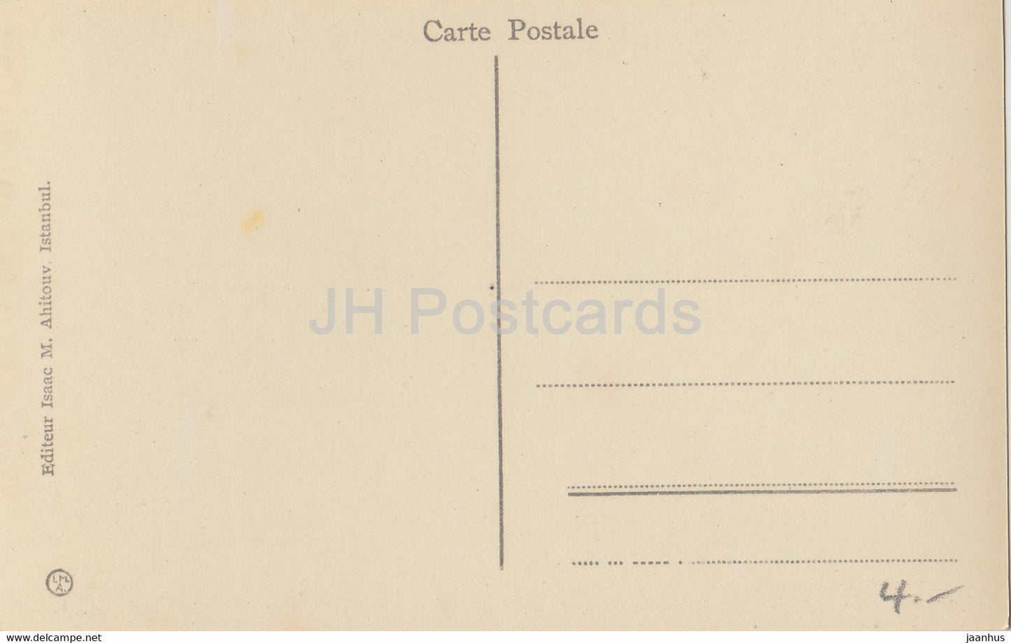Istanbul - Le Port - carte postale ancienne - Turquie - inutilisée