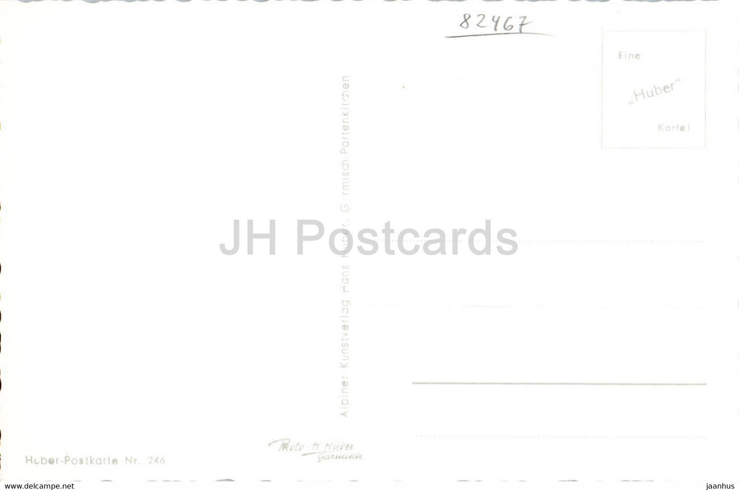 Isarfall a d Alpenstrasse Wallgau Walchensee - old postcard - Germany - unused