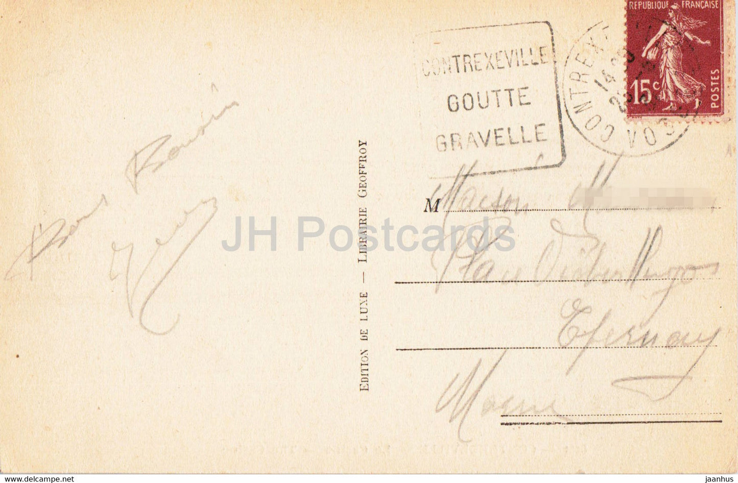 Contrexeville - Le Casino - The Casino - 0651 - old postcard - France - used