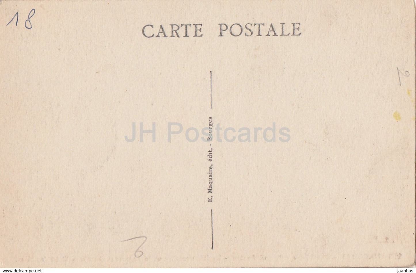 Bourges - Cathedrale - Portail Central - La Resurrection - cathedral - 253 - old postcard - France - unused