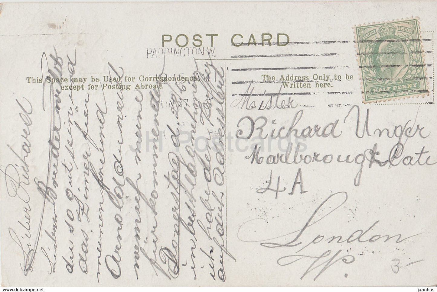 London - The Guildhall - old postcard - England - United Kingdom - used