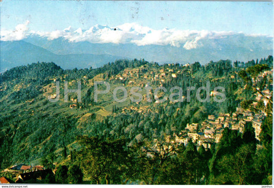 Darjeeling Landscape - 333 - India - used - JH Postcards