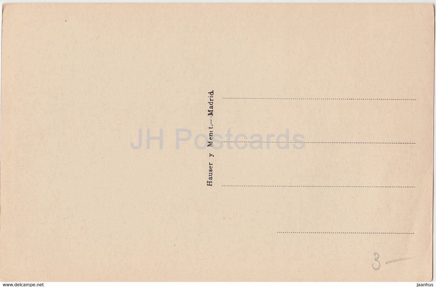 Monasterio de El Escorial - Vista General - old postcard - Spain - unused