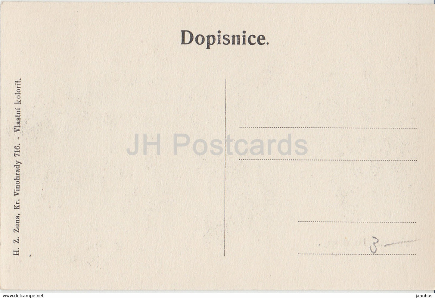 Praha - Prague - Hradcany - 716 - carte postale ancienne - République tchèque - inutilisée