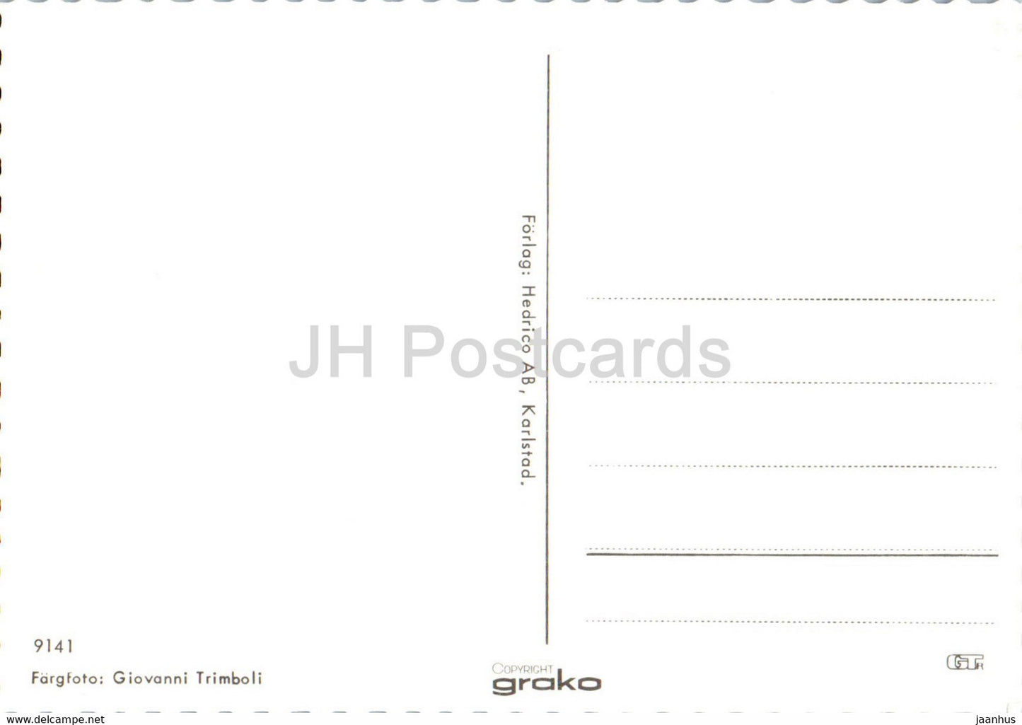 Halsning fran Karlstad - town views - multiview - 9141 - Sweden - unused
