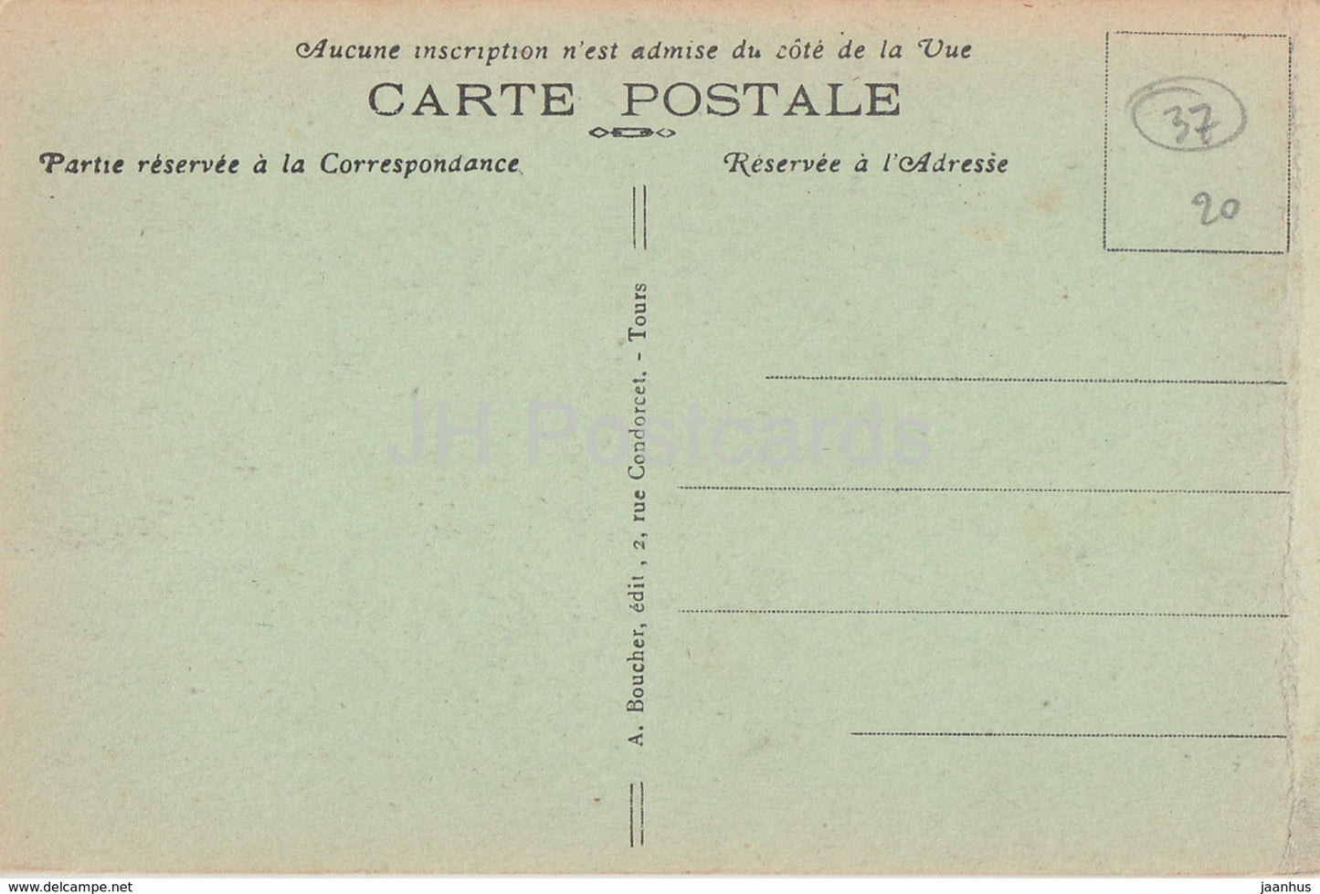 Environs de Tours - Chateau de Plessis les Tours - castle - 444 - old postcard - France - unused