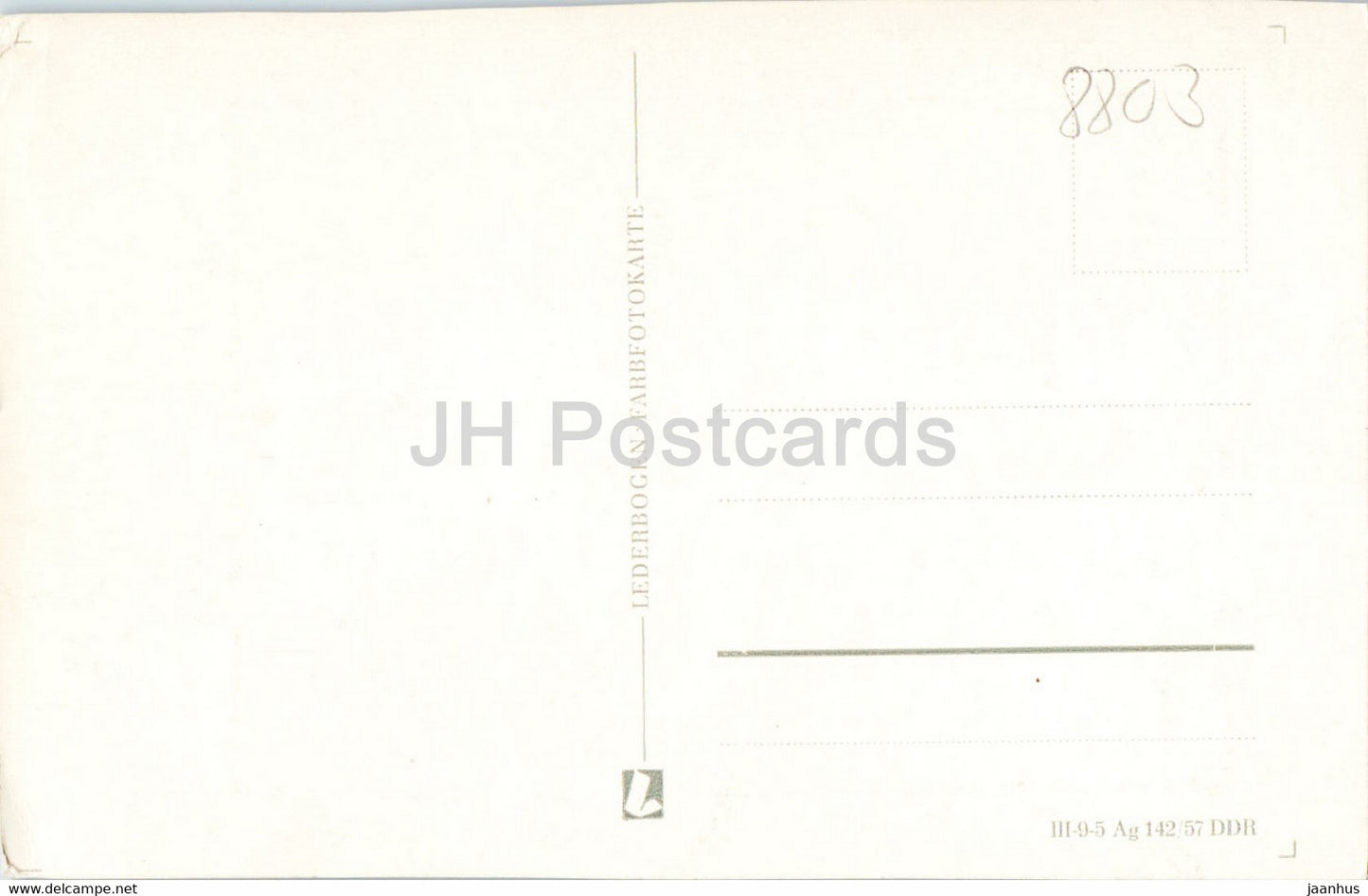 Rothenburg od Tauber - Das Plonlein - carte postale ancienne - Allemagne DDR - inutilisée