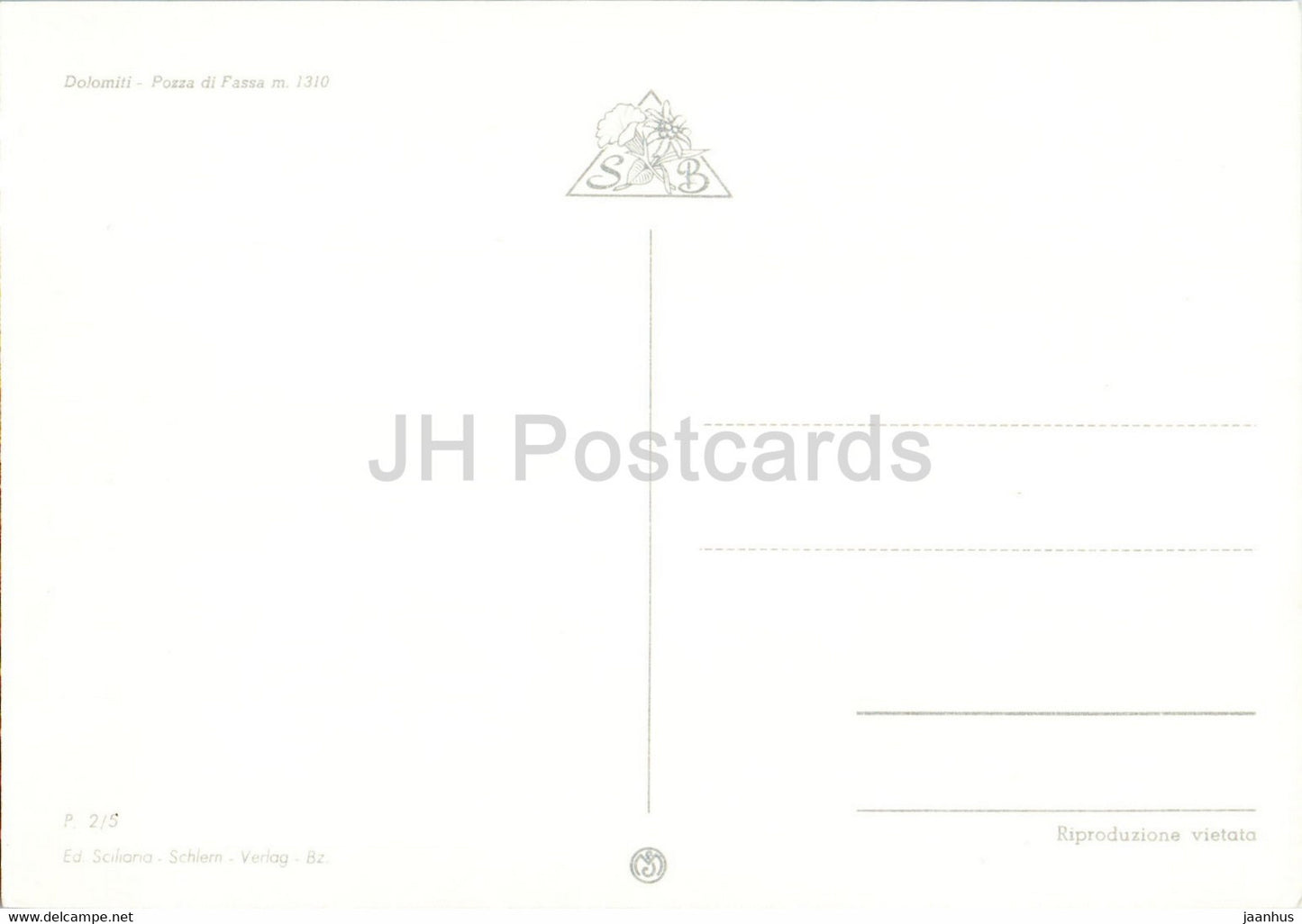 Dolomiti - Pozza di Fassa - 2/5 - Italy - unused