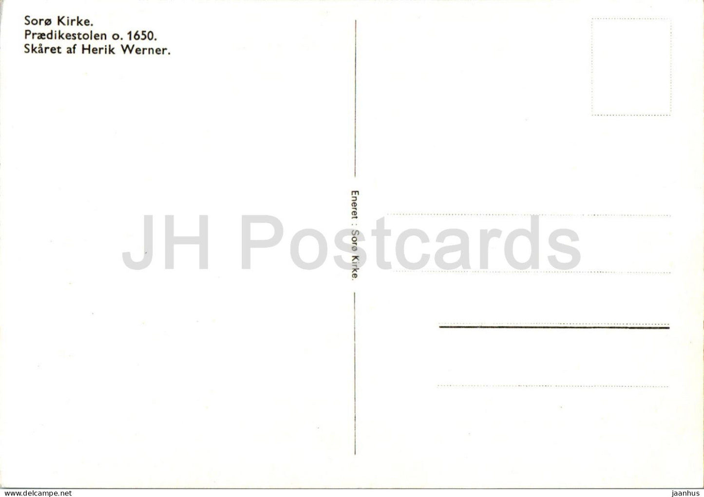 Soro Kirke - Praedikestolen - Chaire - église - Danemark - inutilisé