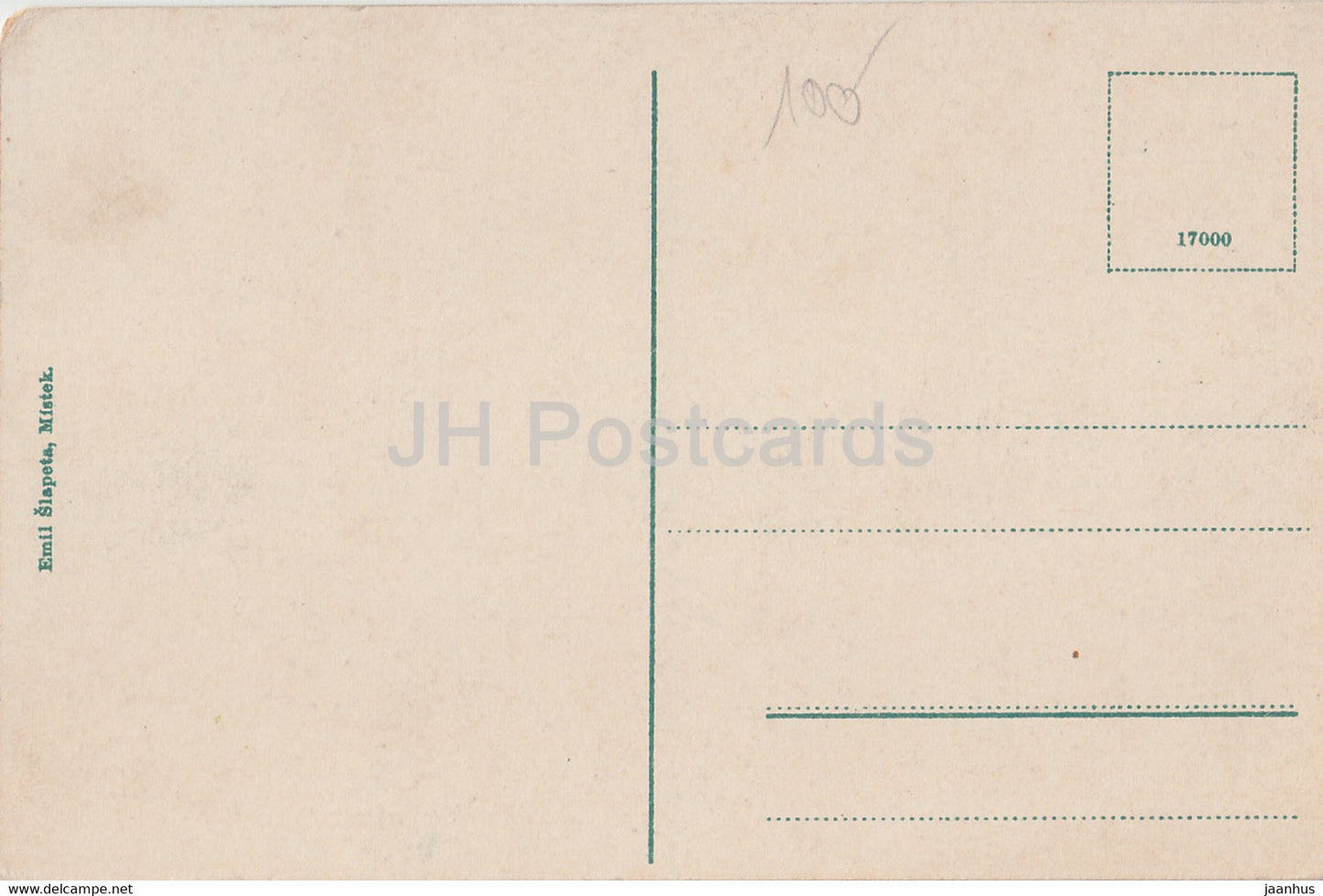 Trosky Hradu Hukvaldskeho - Hukvaldy - Burgruine - alte Postkarte - Tschechische Republik - unbenutzt