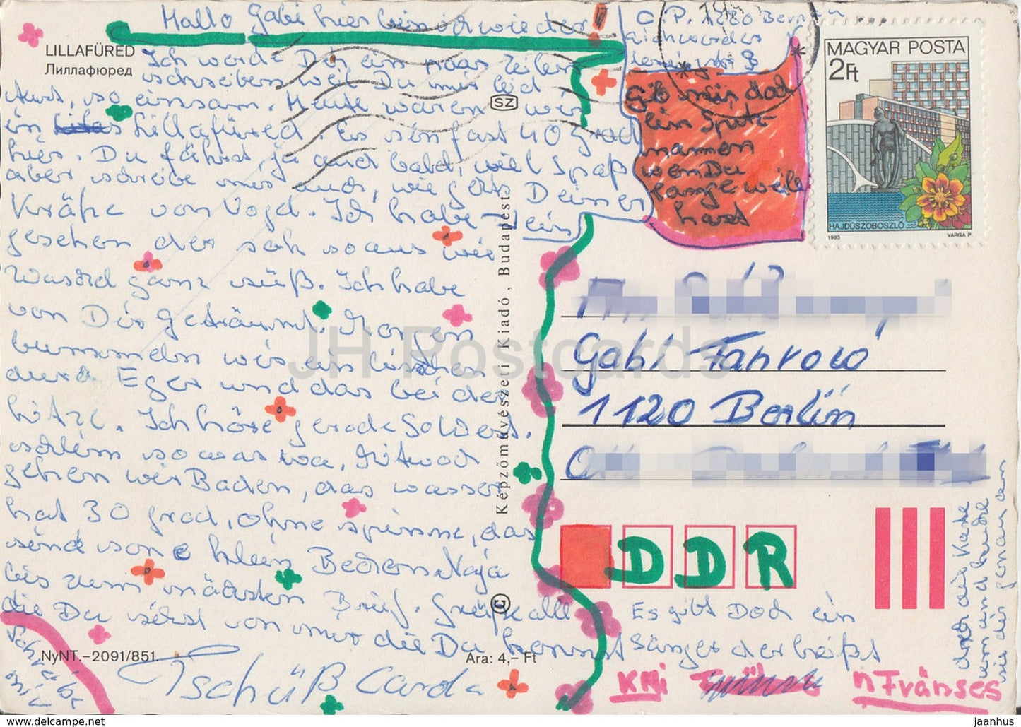 Lillafured - cave - railway - castle - multiview - 1985 - Hungary - used