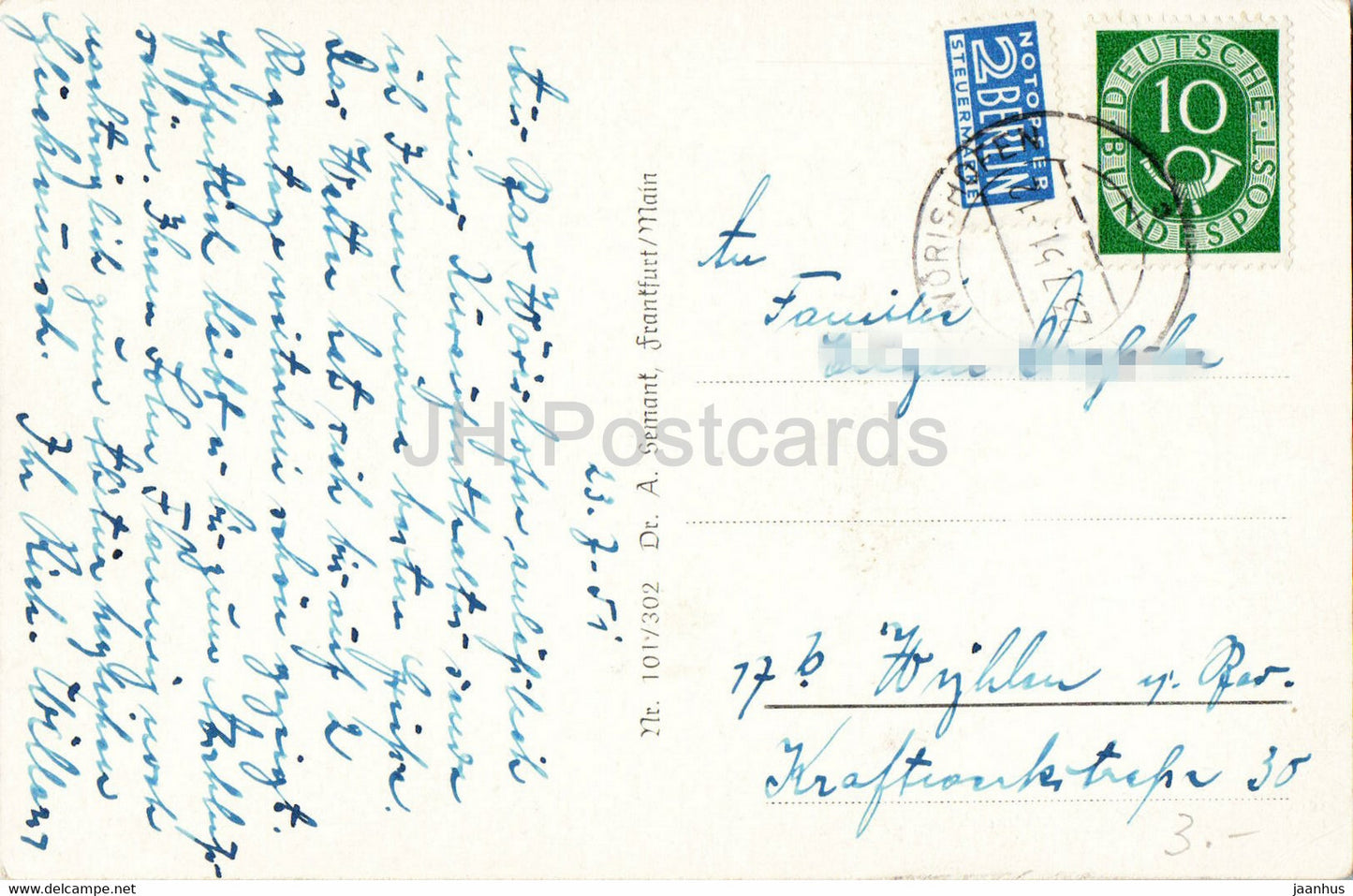 Bad Wörishofen - Die Pforte des Allgaus - alte Postkarte - 1951 - Deutschland - gebraucht