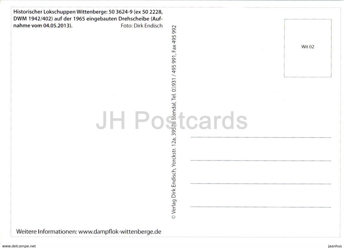 Historischer Lokschuppen Wittenberge - DWM - train - railway - locomotive - Germany - unused