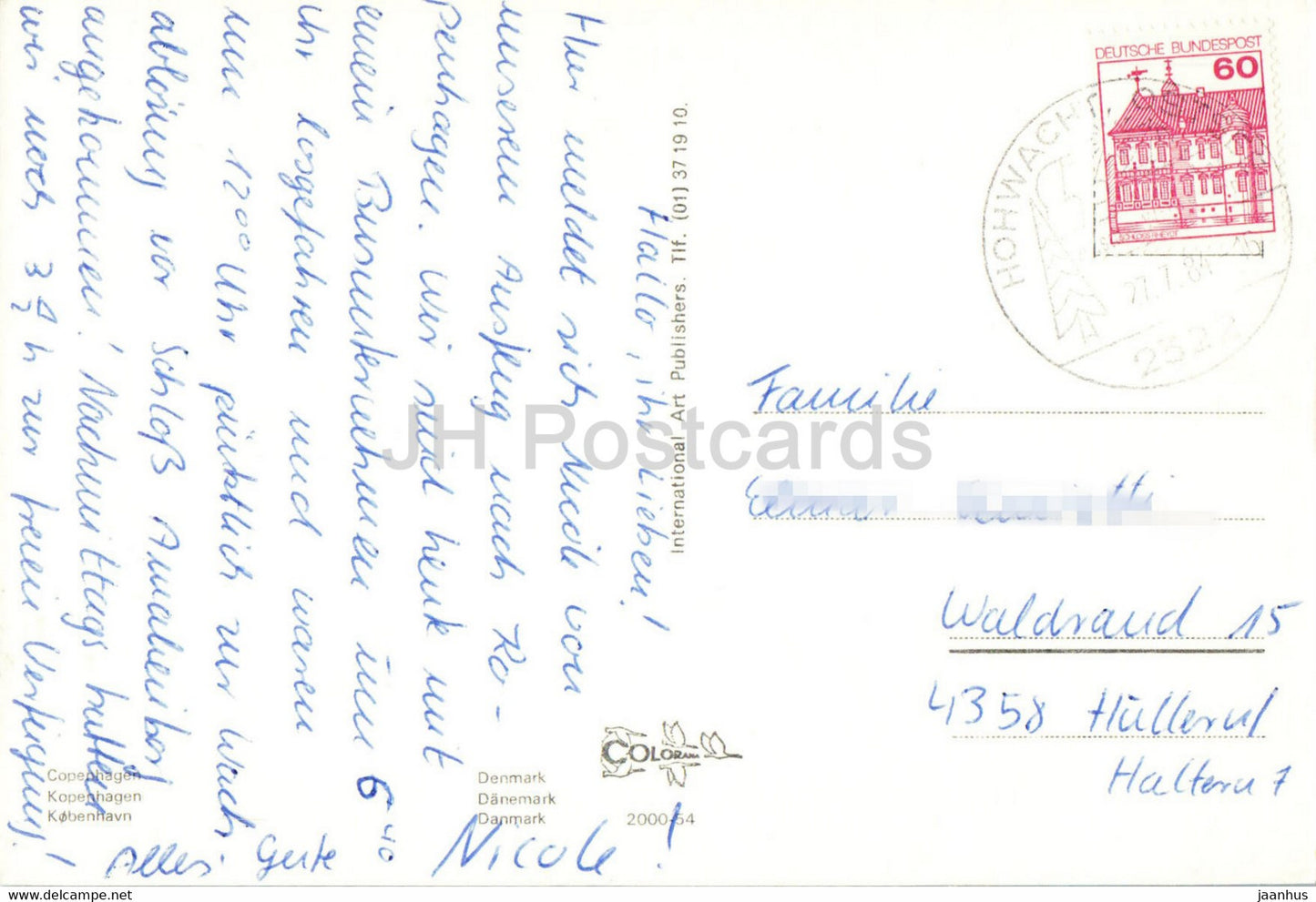 Kopenhagen - Kleine Meerjungfrau - Andersen-Denkmal - Wache - Kirche - 2000-54 - 1984 - Dänemark - gebraucht