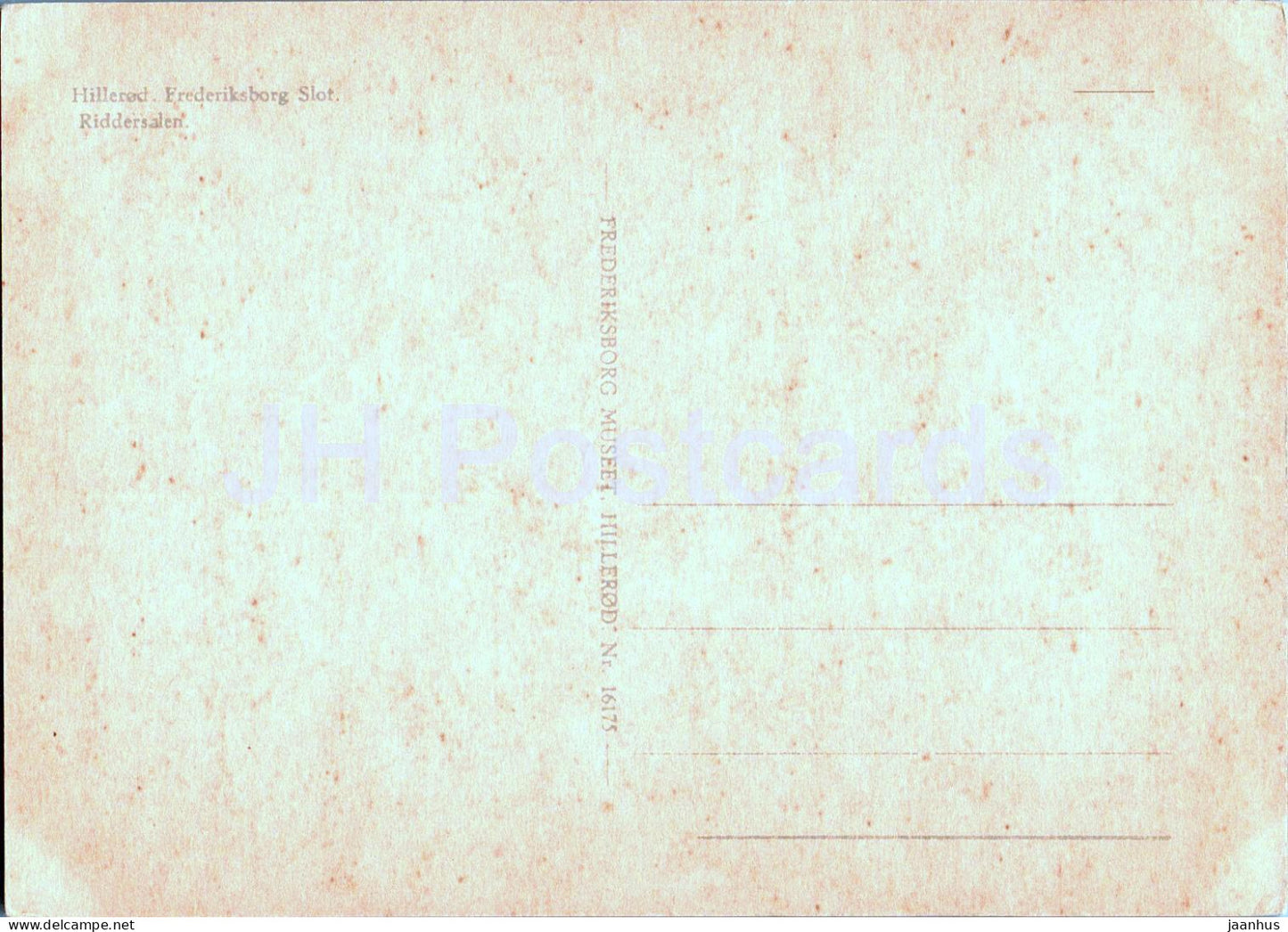 Hillerod - Frederiksborg Slot - Riddersalen - castle - 16175 - Denmark - unused