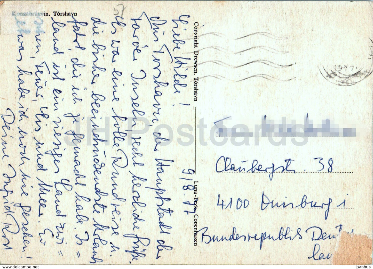 Kongsbrugvin - Toeshavn - Boot - 143 - 1977 - Färöer-Inseln - Dänemark - gebraucht