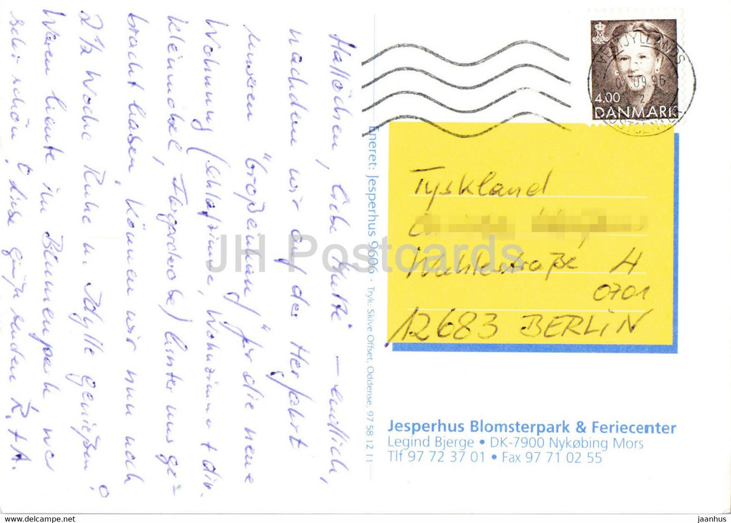 Jesperhus Blomsterpark - Feriecenter - 1996 - Denmark - used