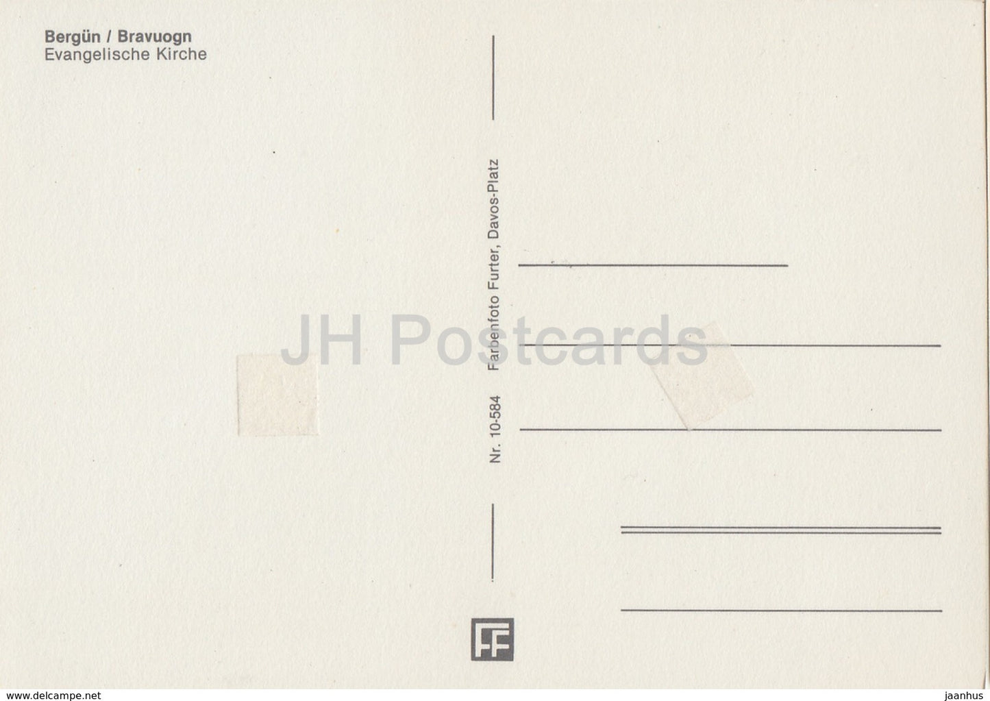 Bergun - Bravougn - Evangelische Kirche - church - Switzerland - unused