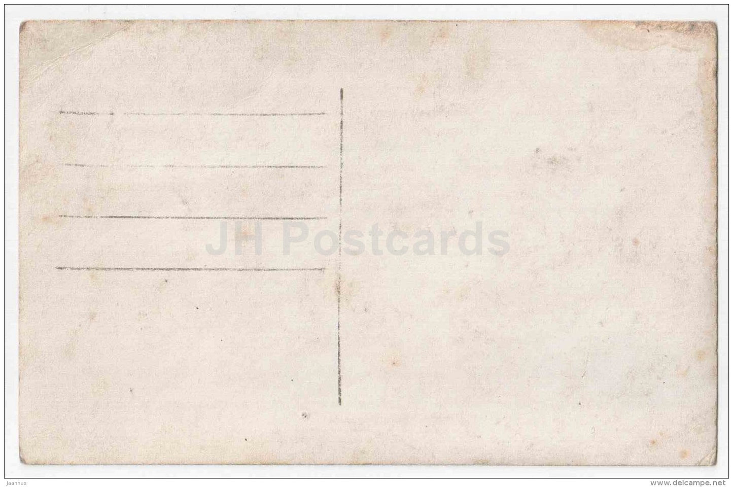 Un Bonjour - French soldiers - trench - old postcard - France - unused - JH Postcards