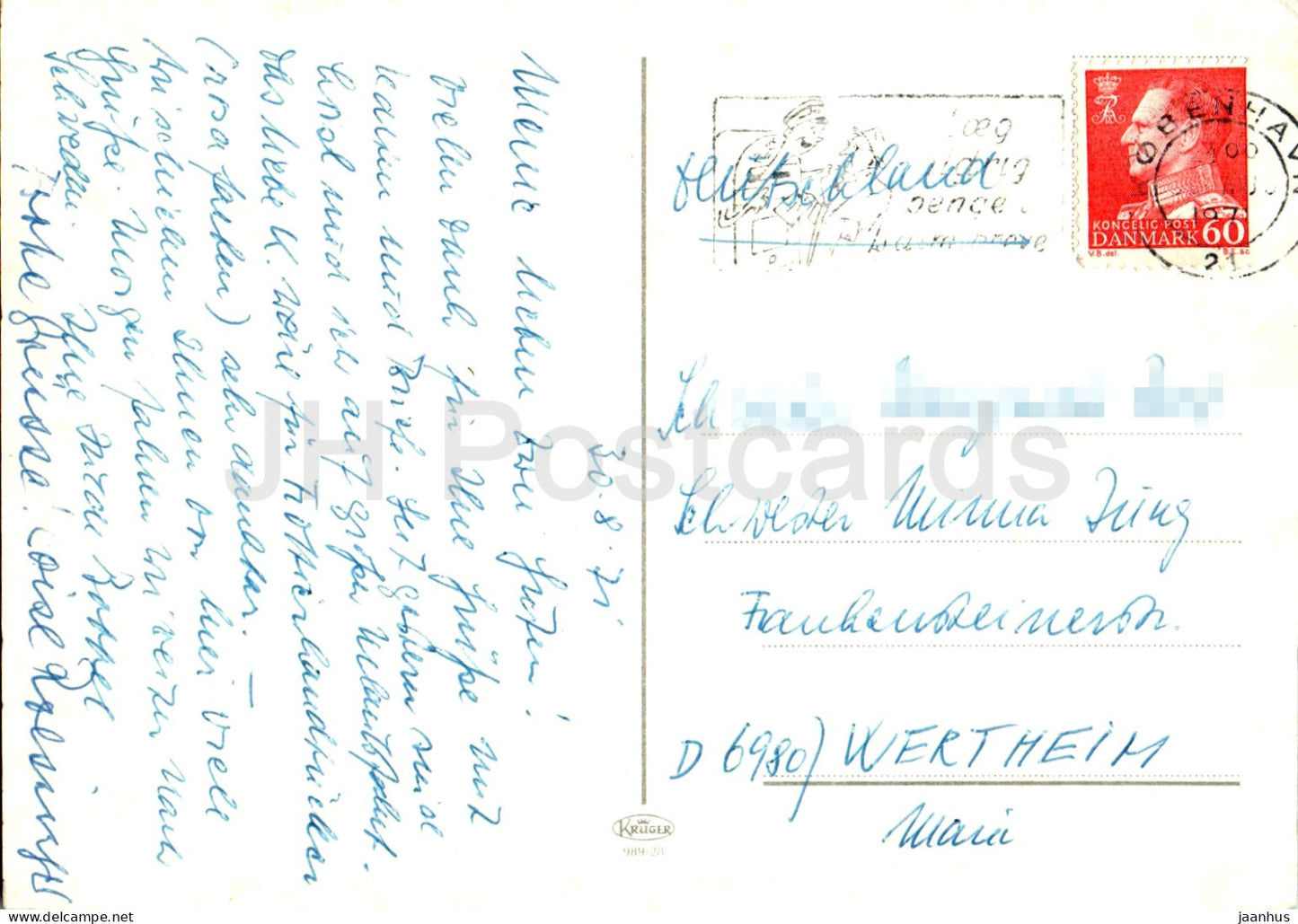 Copenhagen - Kobenhavn - Gefion fountain - Little Mermaid - Royal Guard - multiview - 989/28 - 1971 - Denmark - used