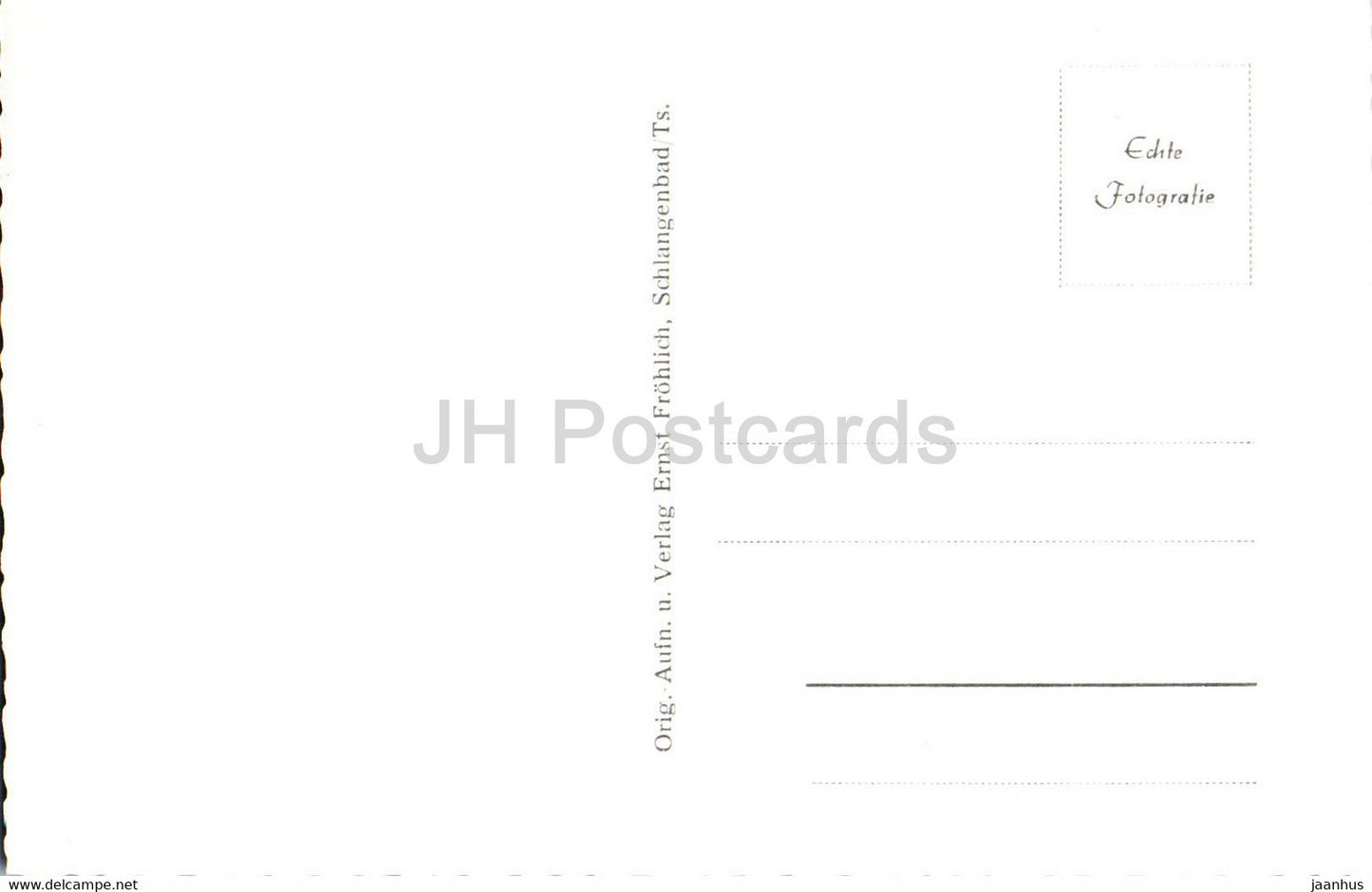 Schlangenbad im Taunus - Kurhotel - Sanatorium - alte Postkarte - Deutschland - unbenutzt