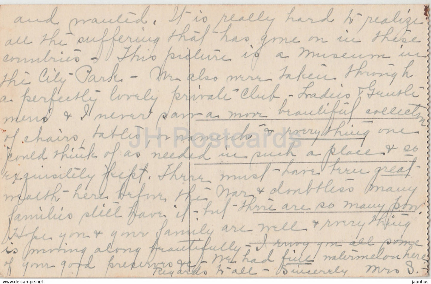 Budapest - Varosligeti to a Vajdahunyad varral - Stadtwaldchen Teich mit Burg - old postcard - Hungary - used