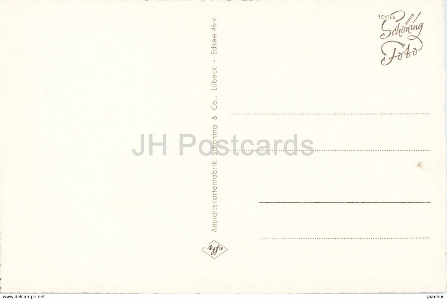 Feriengrusse von schreibfaulen Leuten - Edersee Sperrmauer - Schloss Waldeck - old postcard - Germany - unused