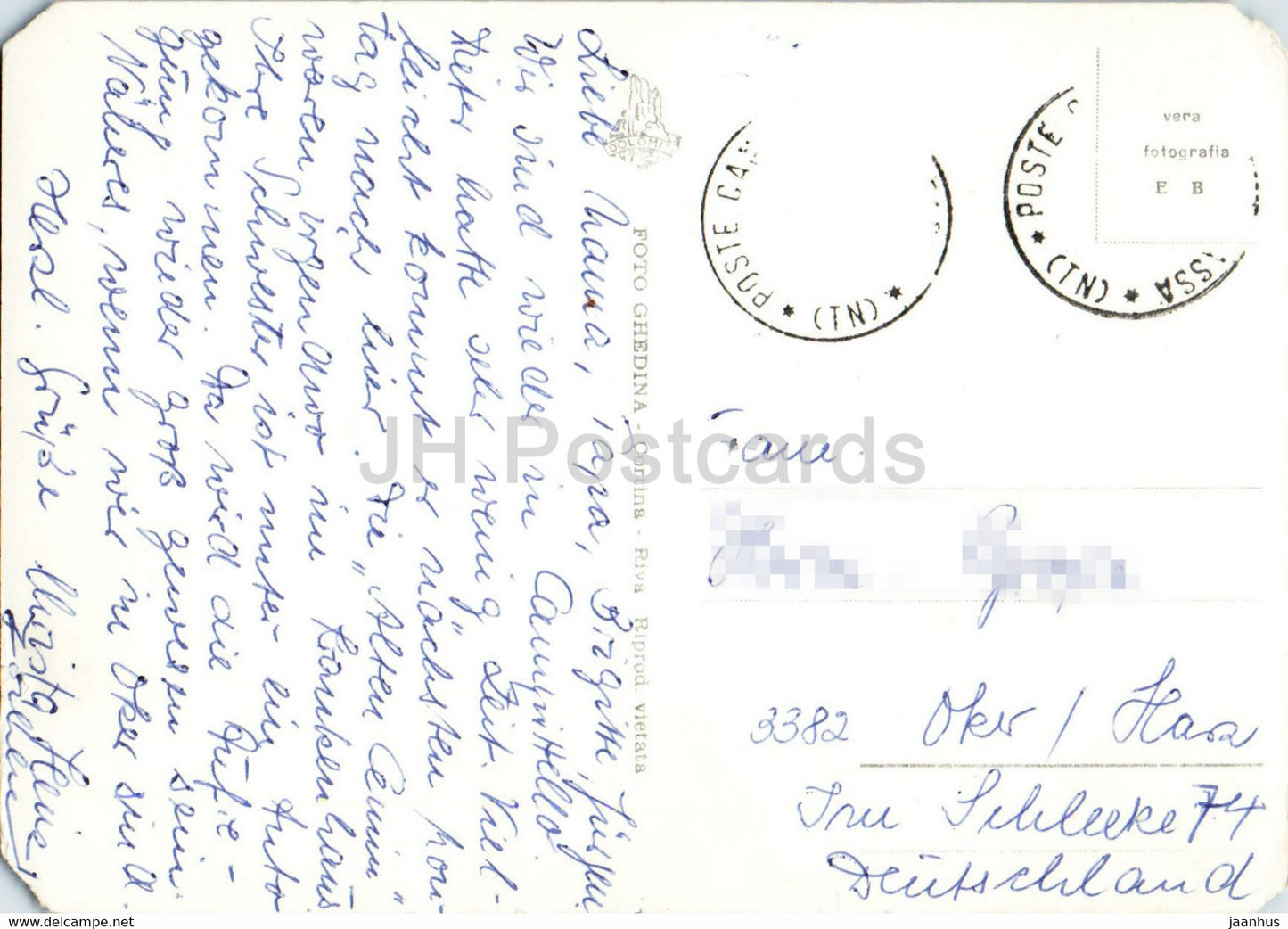 Val di Fassa - Campitello - Albergo Agnello e Mulino - Italy - used