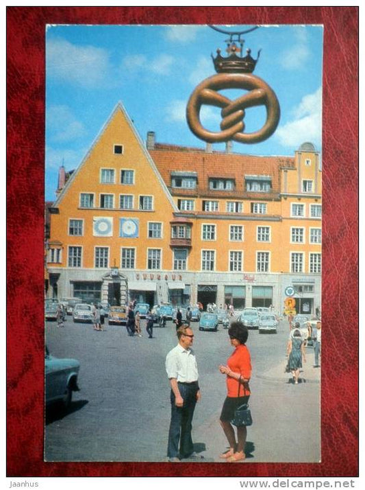 Tallinn - Town-Hall Square - Estonia - USSR - 1969 - unused - JH Postcards