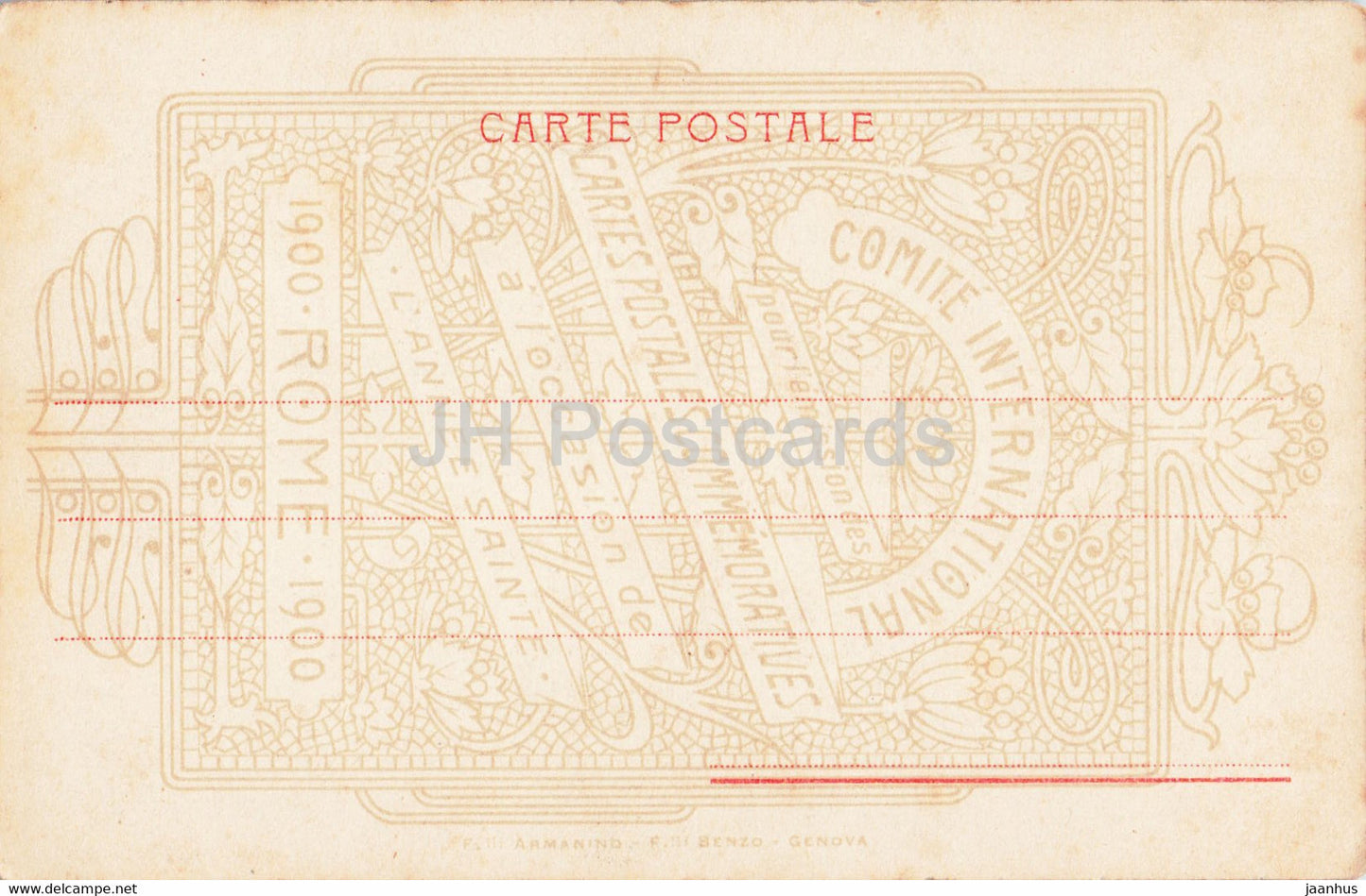 Roma - Rome - Basilica di San Pietro - Serie I N 1 - old postcard - Italy - unused