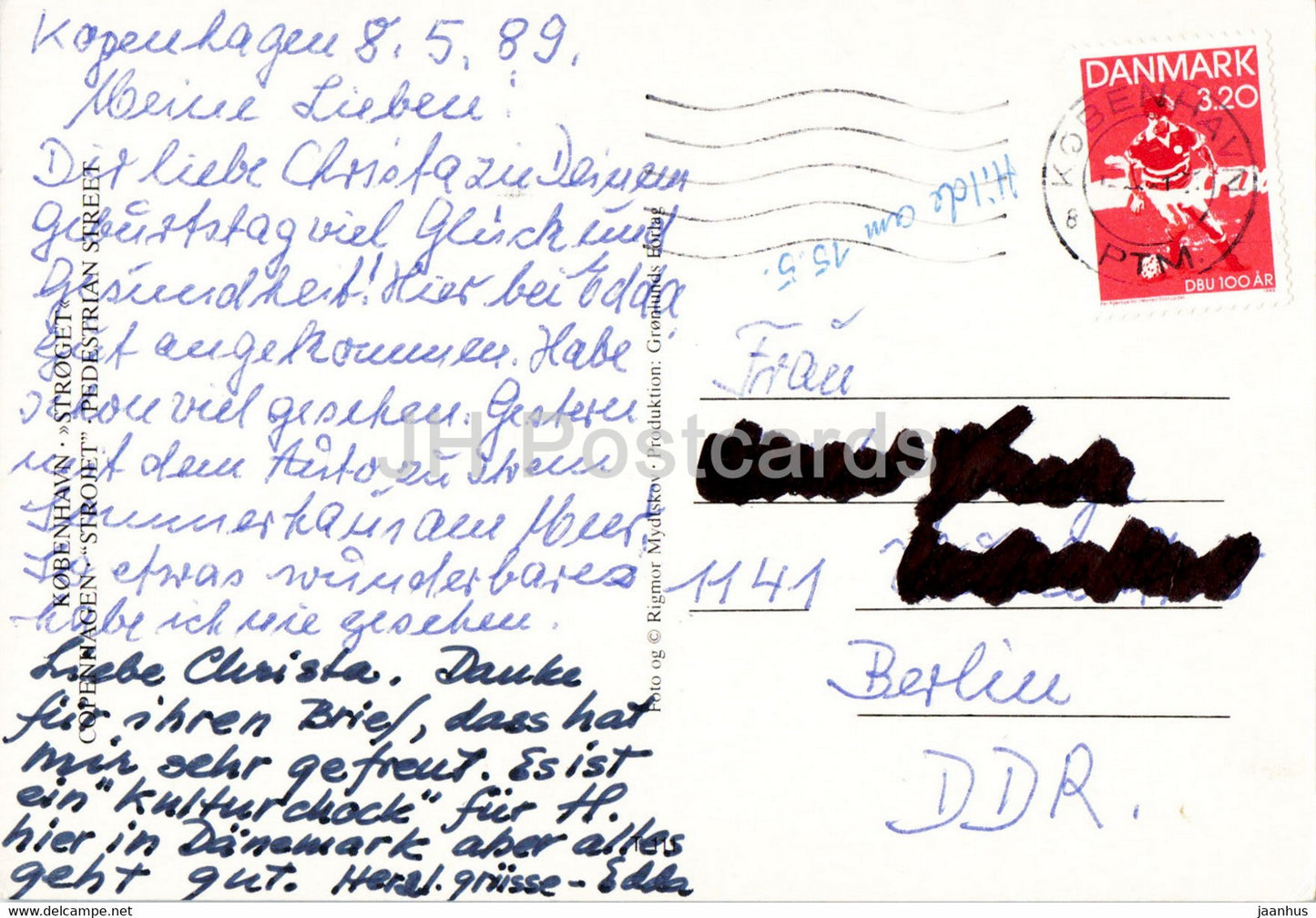 Copenhagen - Strojet - Pedestrian Street - 1989 - Denmark - used