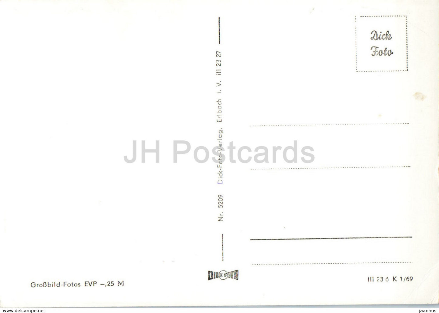 Schwarzburg Thuringen - Im Schwarzatal - Schweizerhaus - 1 - old postcard - Germany DDR - unused