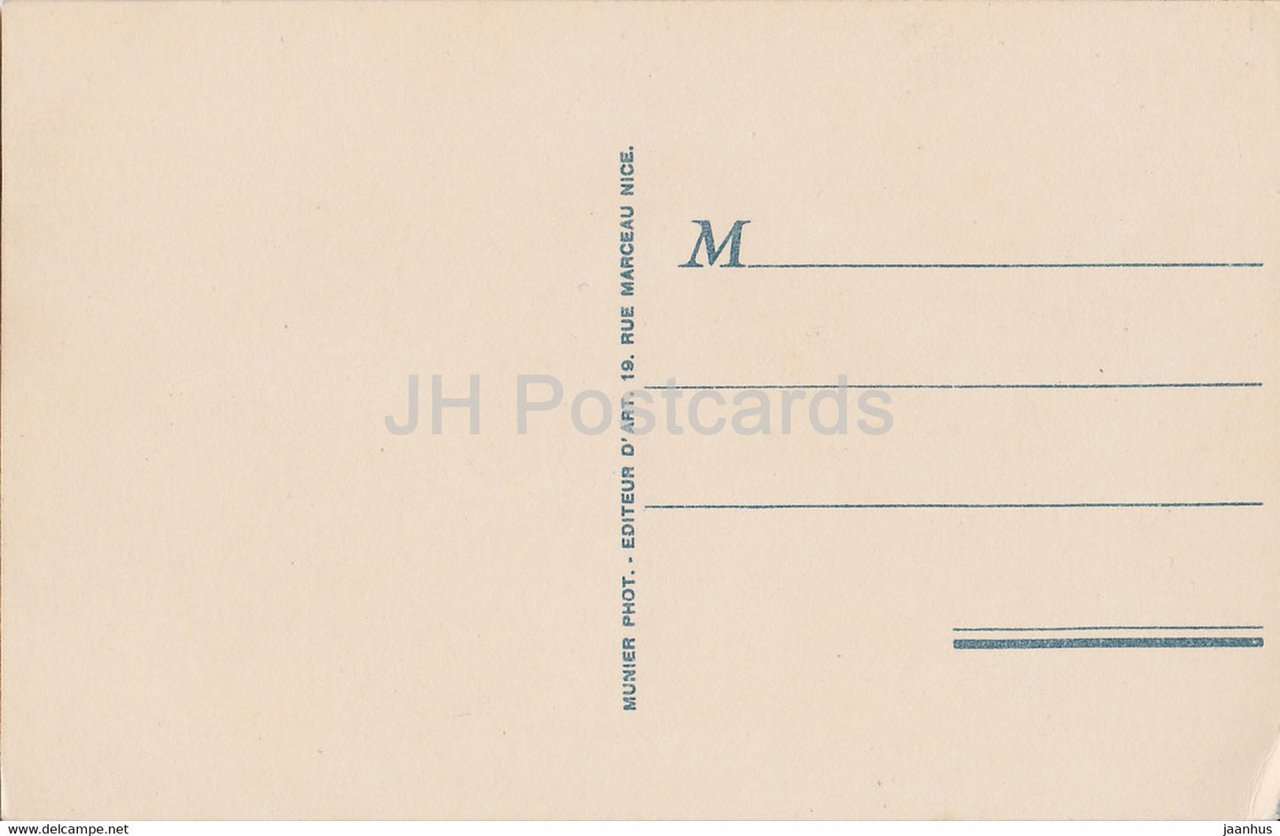 Nice - Vue Generale prise du Chateau - 59 - old postcard - France - unused