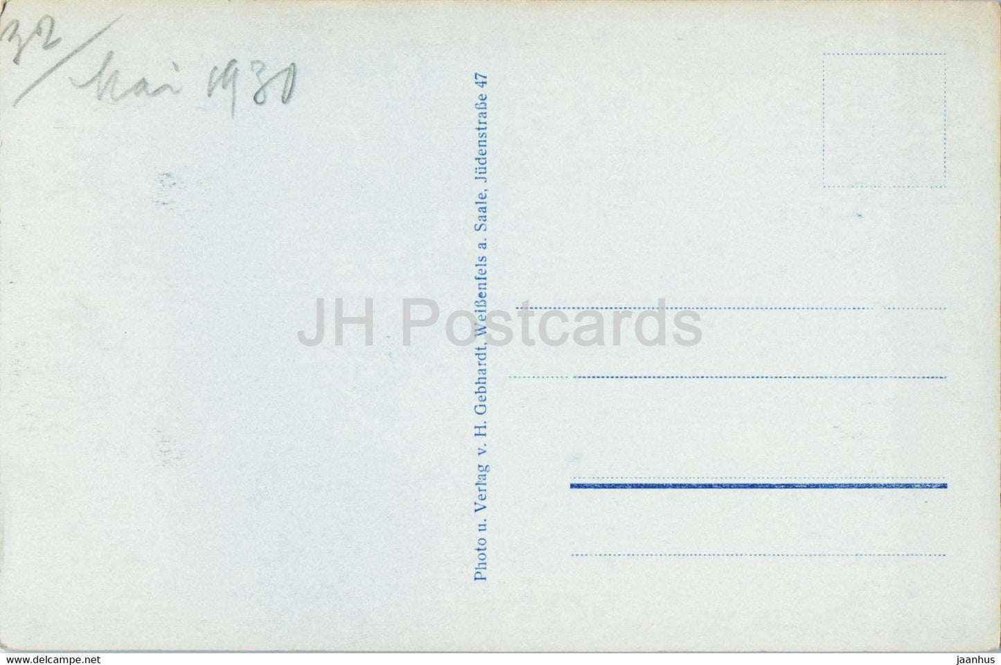 Weißenfels ad Saale - Schloss Augustusburg - Schloss - alte Postkarte - 1930 - Deutschland - gebraucht