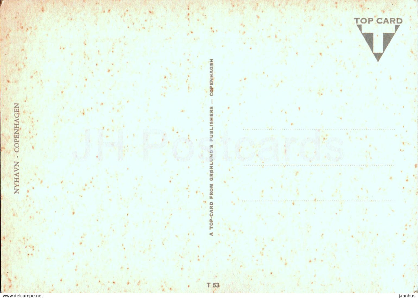 Copenhague - Kobenhavn - Nyhavn - Anchor - T 53 - Danemark - inutilisé