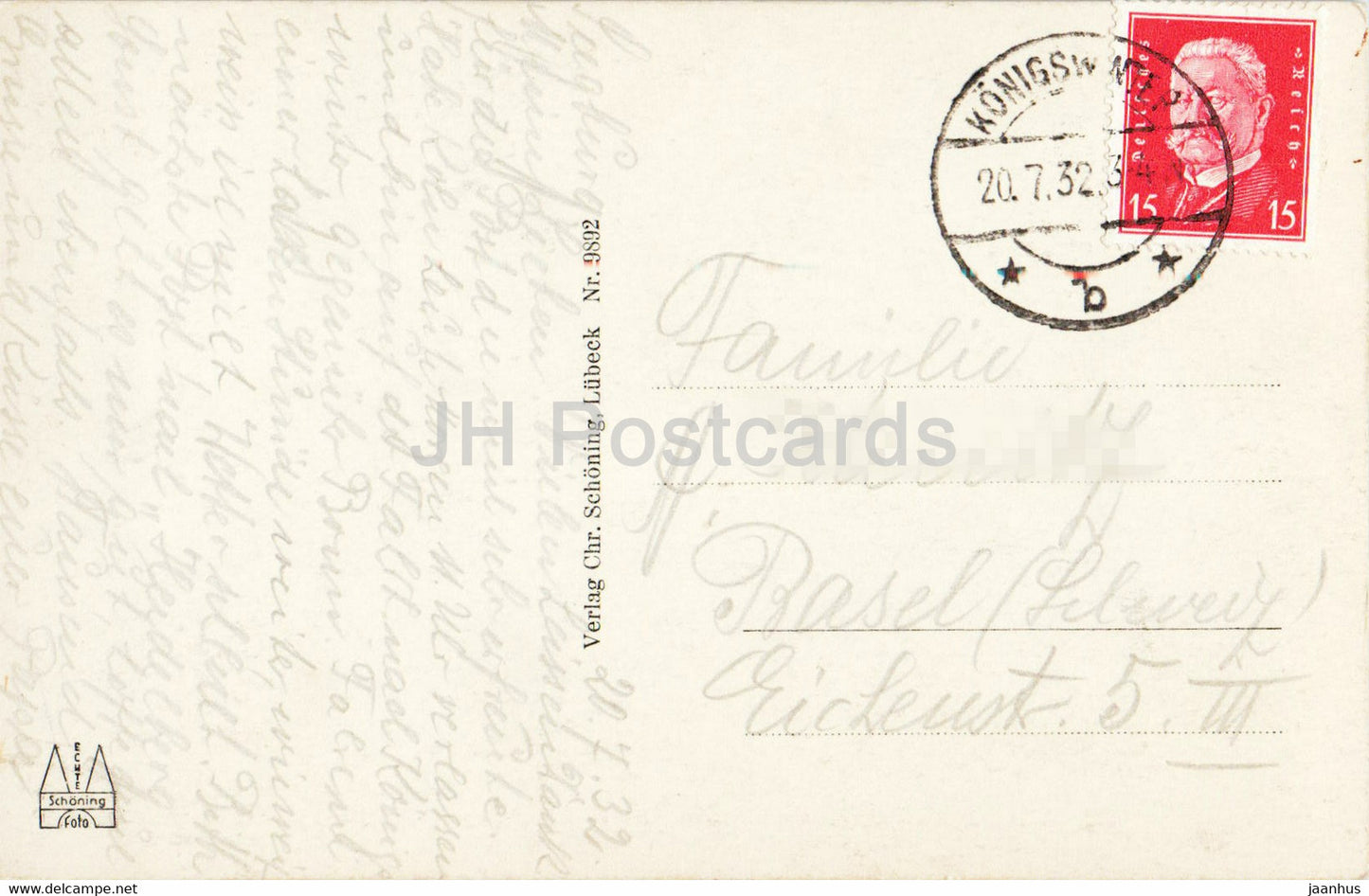 Köln a Rh - Köln - Dom Inneres - Dom - alte Postkarte - 1932 - Deutschland - gebraucht