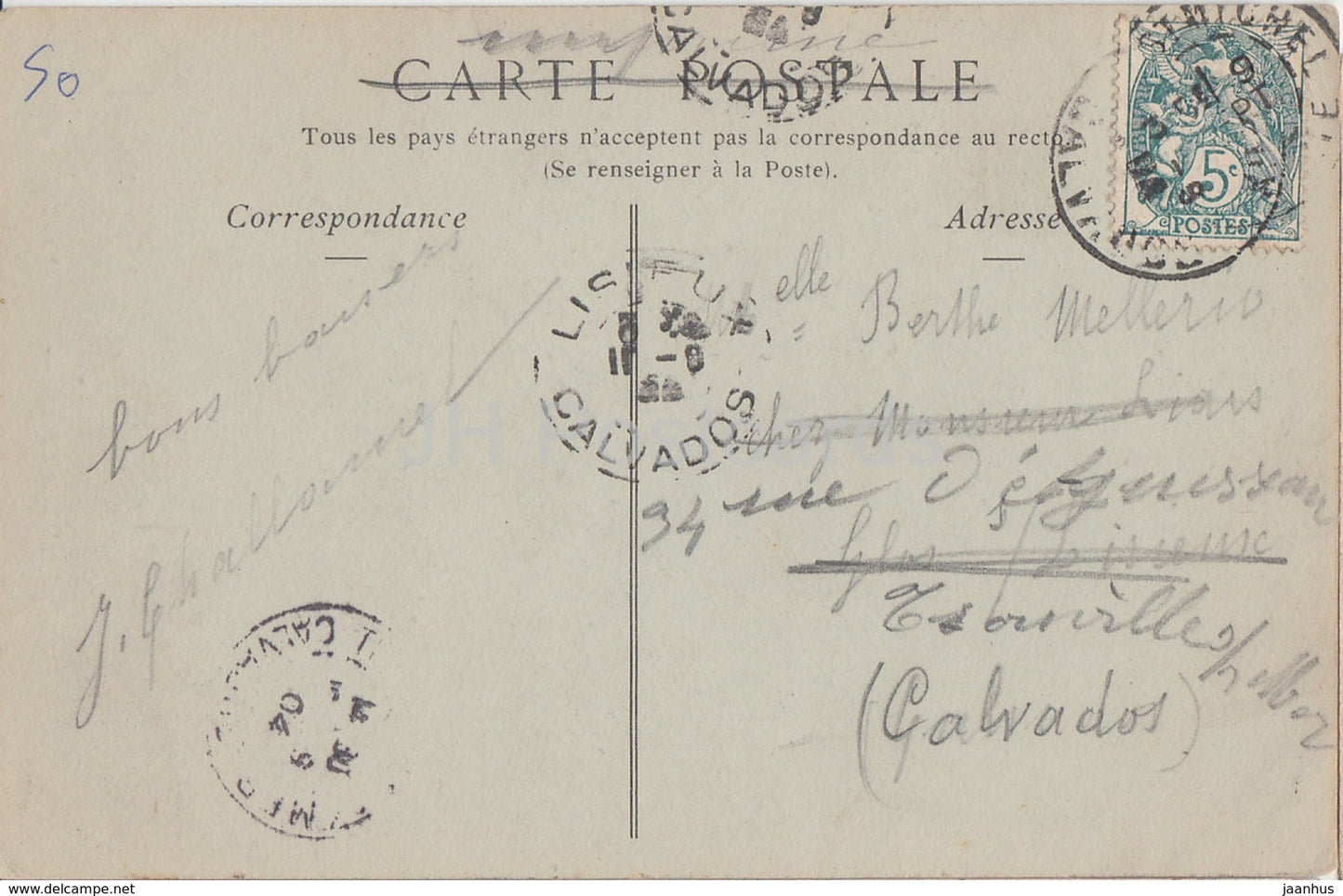 Abbaye Du Mont Saint Michel - Le Chatelet - 28 - alte Postkarte - Frankreich - gebraucht