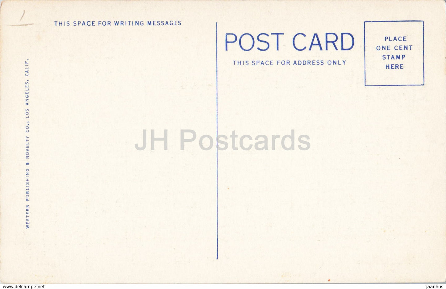 Wild Flowers on the Desert - California - old postcard - USA - unused