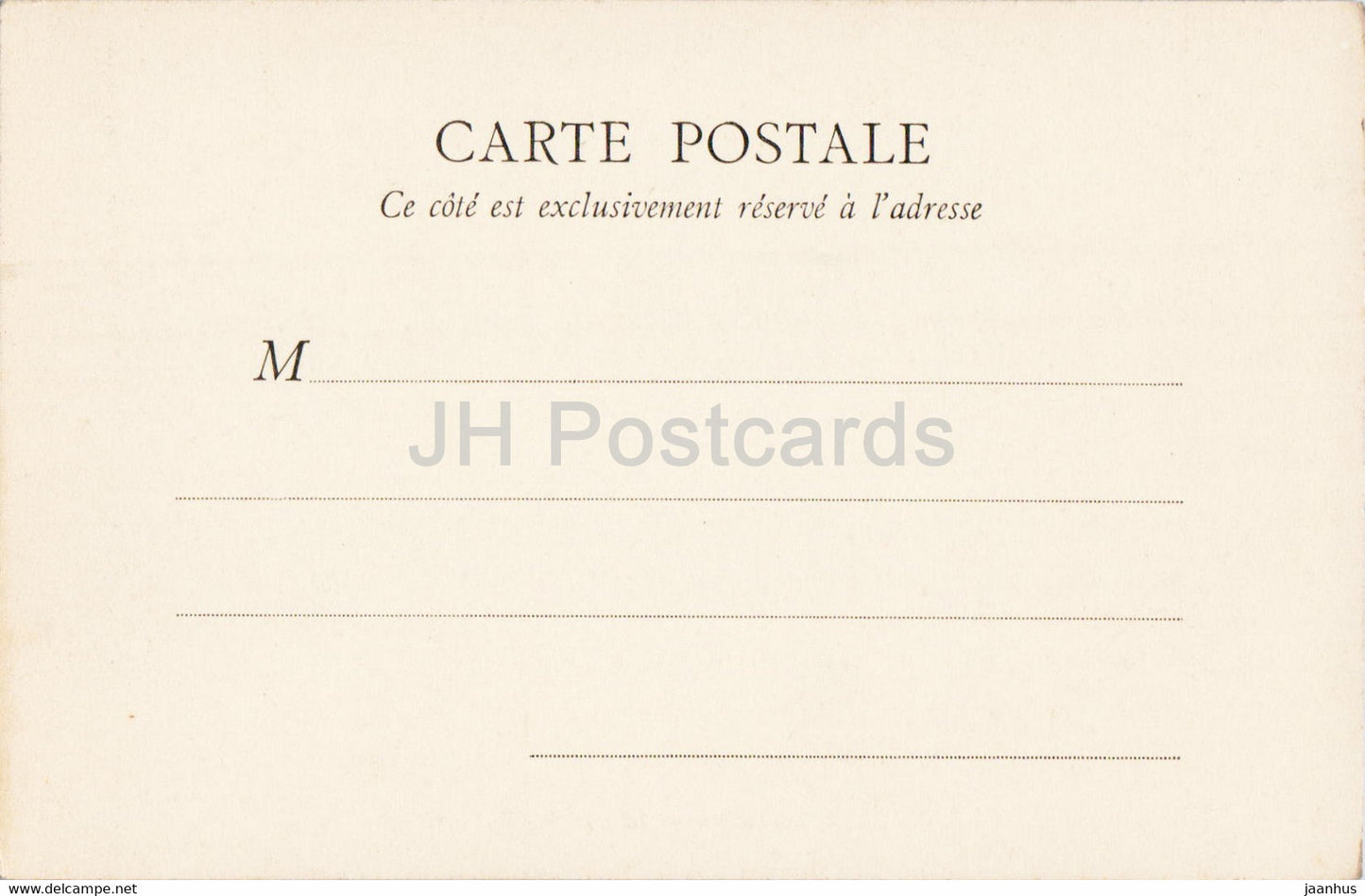 Fontainebleau - La Grotte des Pins - old postcard - France - unused