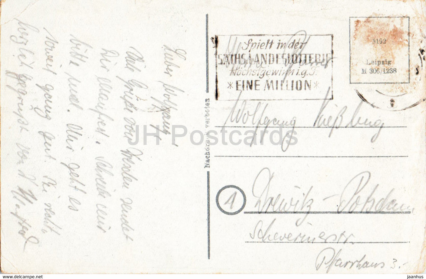 Dresden - Marstall - alte Postkarte - Deutschland - gebraucht